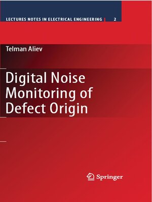 cover image of Digital Noise Monitoring of Defect Origin
